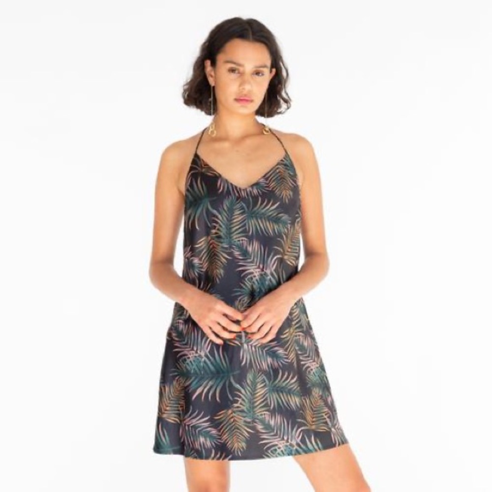 Kith Satin Embroidered Dress